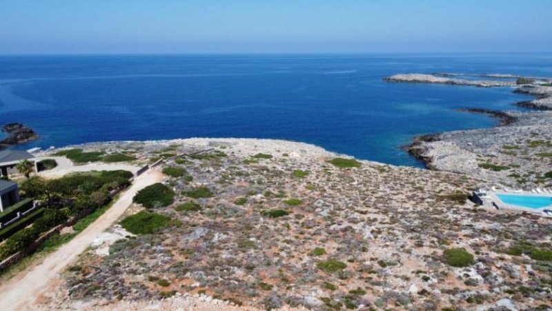 Tersanas Chania MIT VIDEO: Spektakuläres Grundstück am Meer auf Kreta zum Verkauf Grundstück kaufen